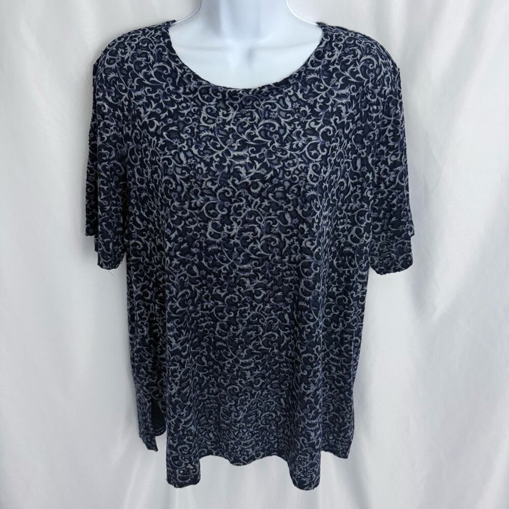 Vtg. Fitting Image Sheer Top Size X-Large